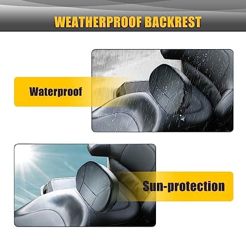 Respaldo Desmontable para Conductor Sresk para Harley - Imagen 9