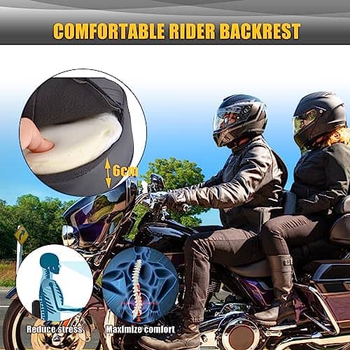 Respaldo Desmontable para Conductor Sresk para Harley - Imagen 6