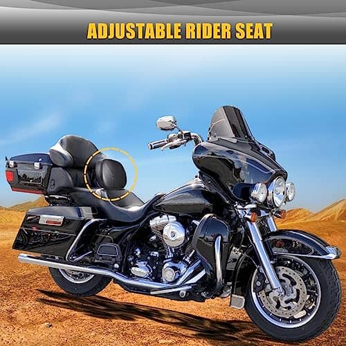 Respaldo Desmontable para Conductor Sresk para Harley - Imagen 7