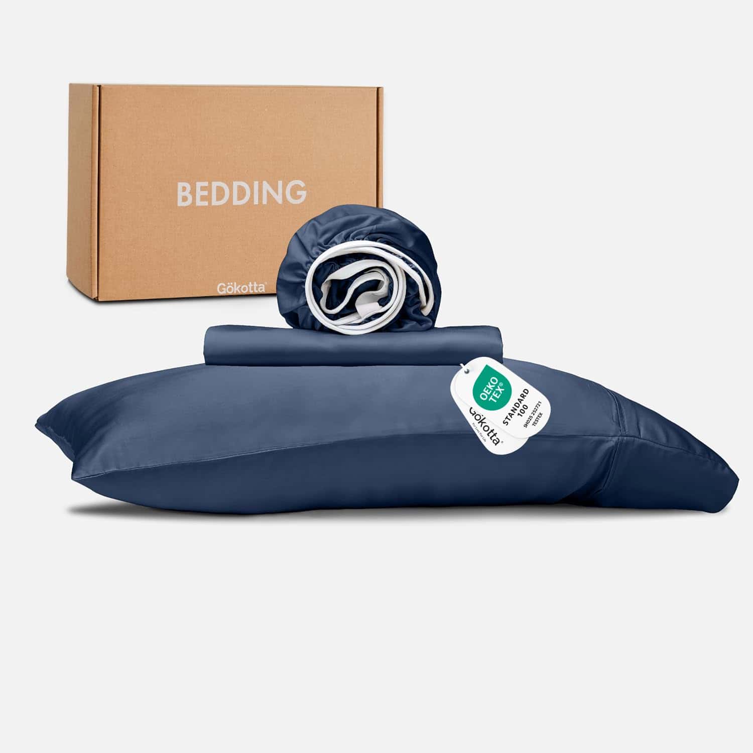 Juego de sábanas tamaño Twin GOKOTTA de 3 piezas, 100%