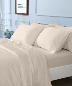 Juego de sábanas tamaño King GOKOTTA de 6 piezas, sábanas