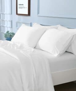 Juego de Sábanas GOKOTTA Queen Size 6 Piezas, 100% Rayón