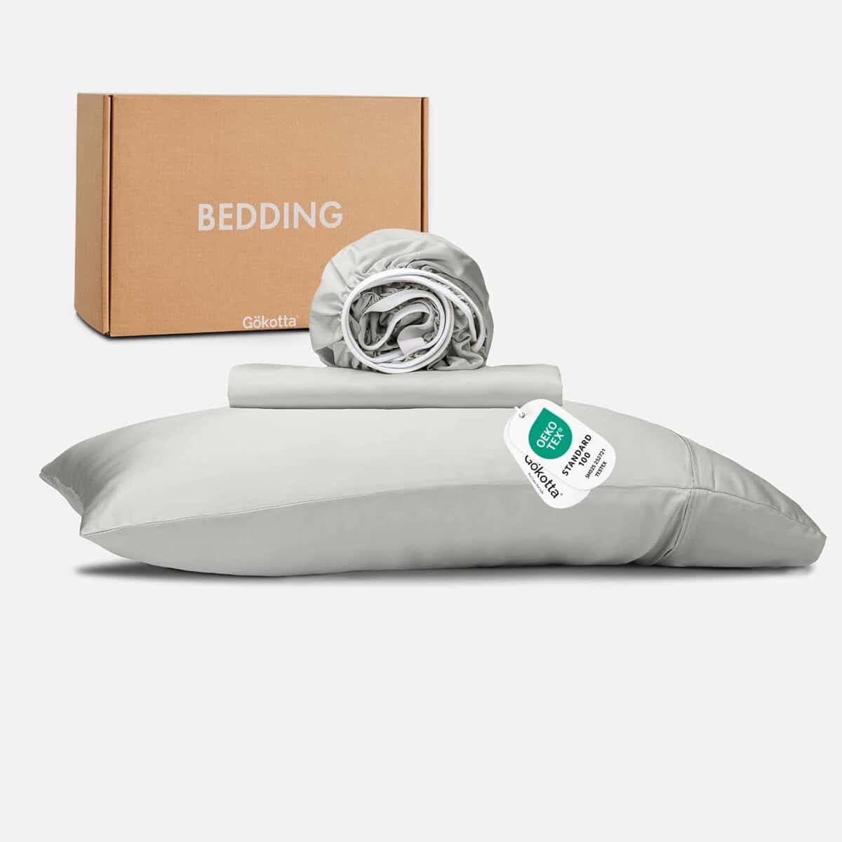 Juego de Sábanas para Cama Twin GOKOTTA de 3 Piezas, 100%