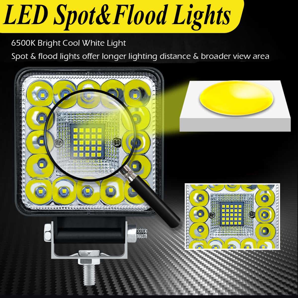 MUVKQC Luces LED para Tractores, 4.5 PULGADAS 123W Luces - Imagen 4