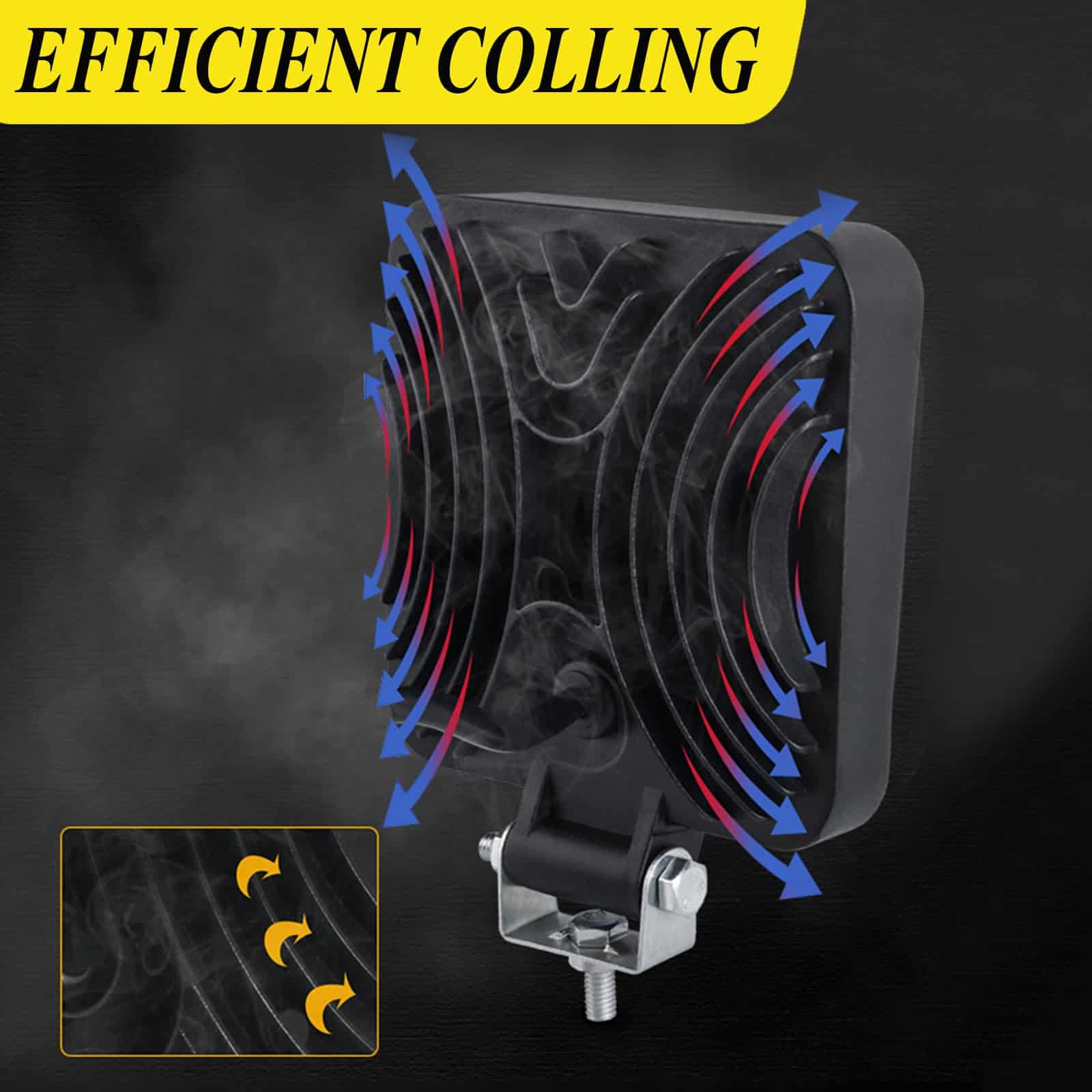 MUVKQC Luces LED para Tractores, 4.5 PULGADAS 123W Luces - Imagen 6