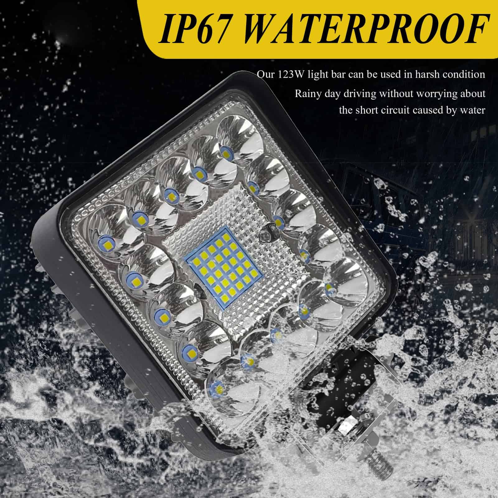 MUVKQC Luces LED para Tractores, 4.5 PULGADAS 123W Luces - Imagen 5