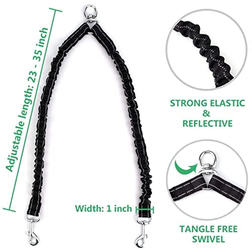 Correa Retráctil Doble para Perros Pequeños (Hasta 110 Lbs - Imagen 5