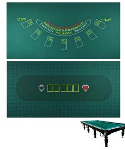 Mesa de Juego 84 X 42 Pulgadas Texas Holdem/Blackjack y