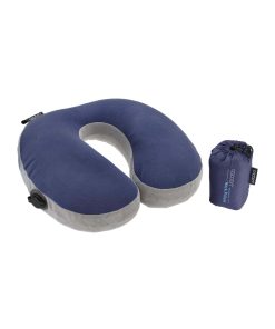 Almohada de viaje Premium en forma de U COCOON - Verde