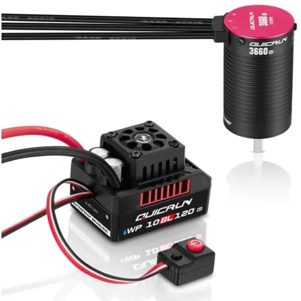 Combo HOBBYWING Quicrun 10BL120 G2 & 3660SL G2 (QR10BL120 +