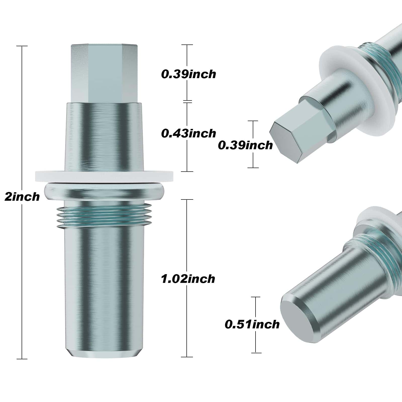 241708002 Refrigerador Bisagra Central de la Puerta - Imagen 3