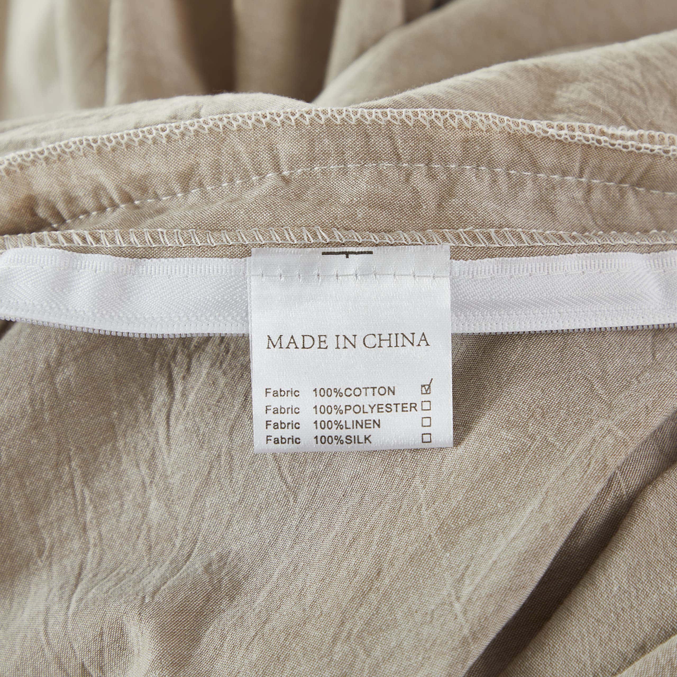 Juego de Funda Nórdica Bohemia Taupe con Borlas Vintage - Imagen 9