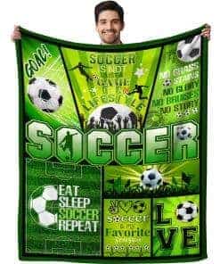 Manta de Fútbol Regalos para Niños, Hombres y Adolescentes