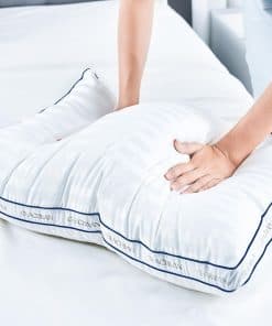 Almohadas King Size con ribete Glaciman, Juego de 2