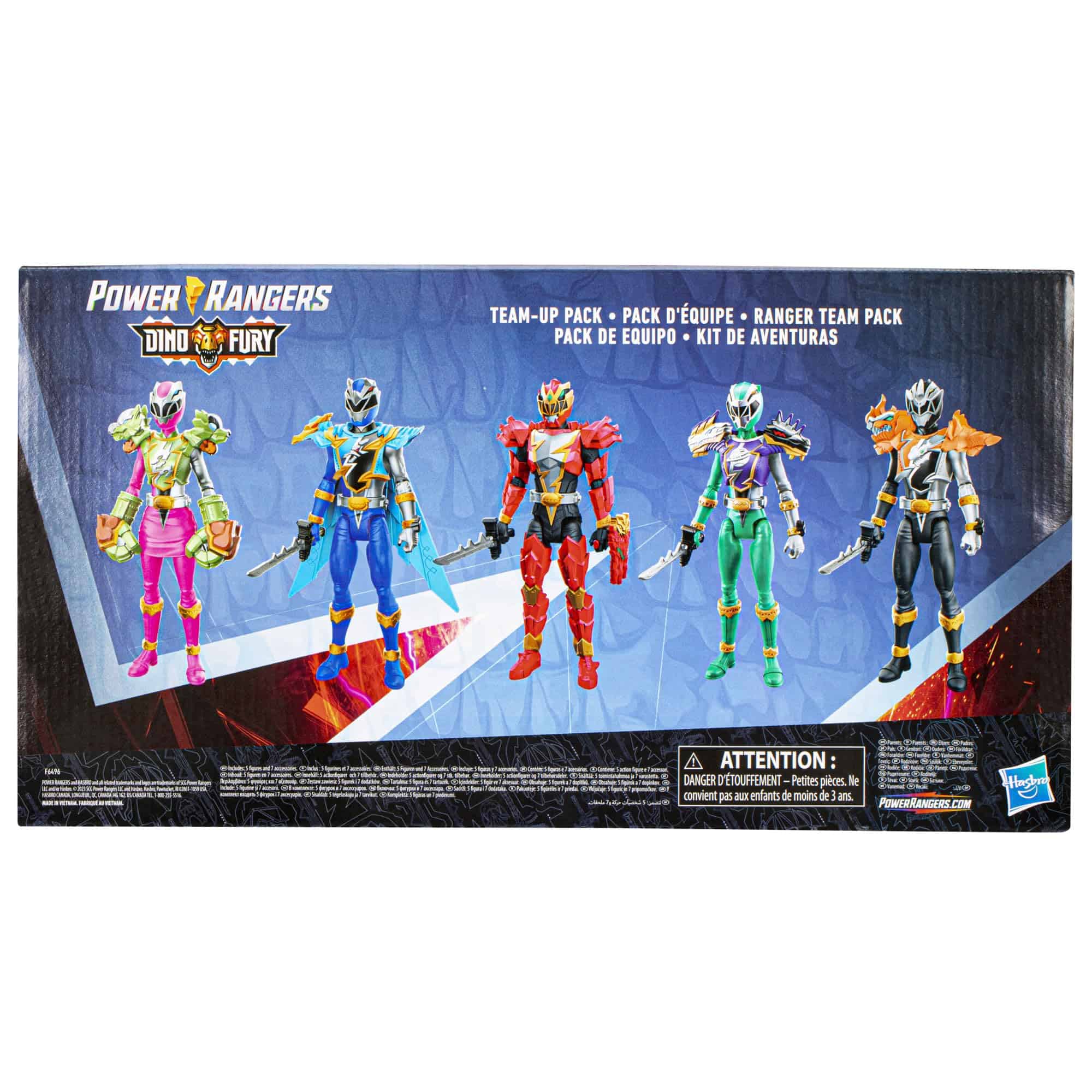 Power Rangers Dino Fury Team Up Pack, Figuras de Acción de - Imagen 6