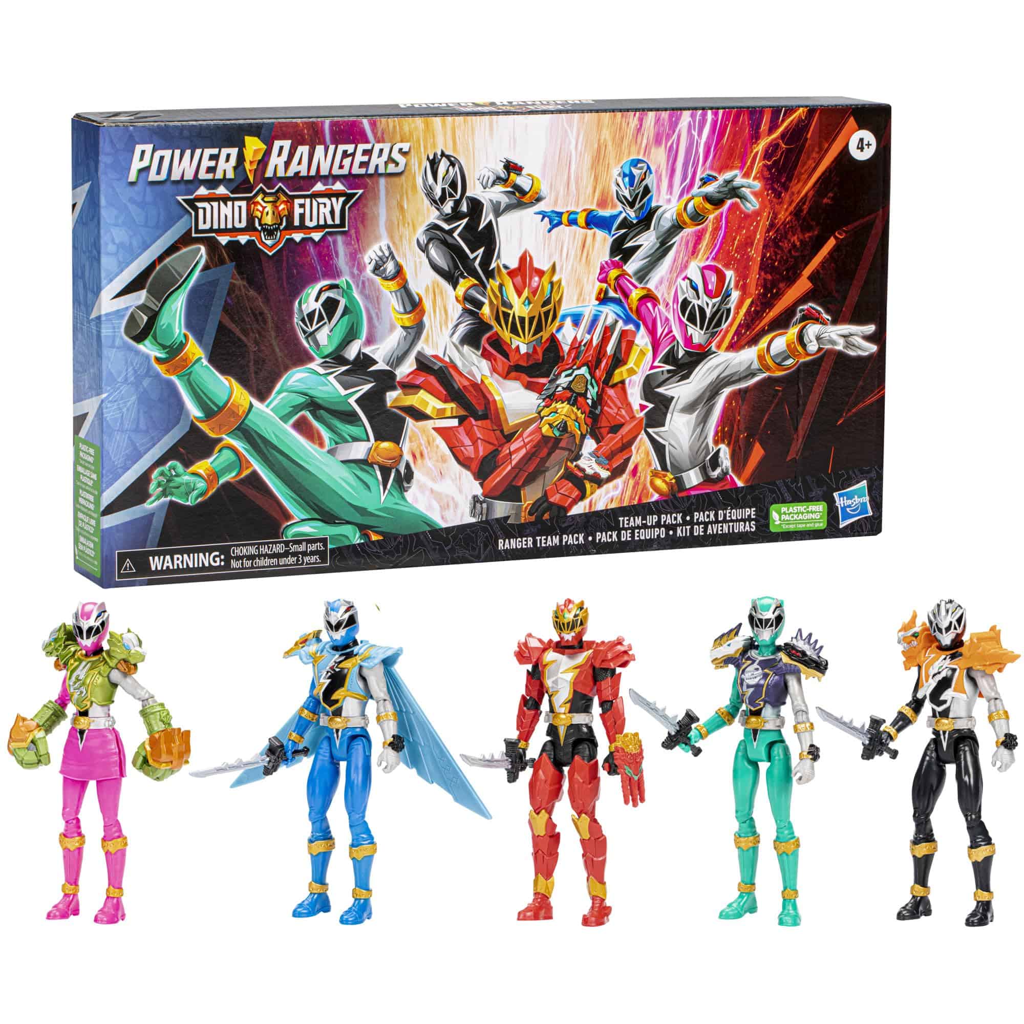 Power Rangers Dino Fury Team Up Pack, Figuras de Acción de - Imagen 4