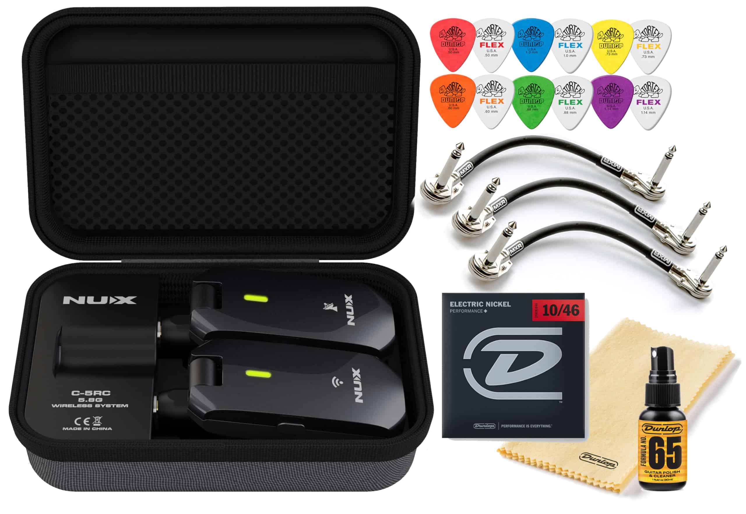 Sistema Inalámbrico de Guitarra NUX C-5RC 5.8GHz Transmisor