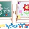 Caballete de Mesa para Niños - Pizarra Magnética de Mesa -