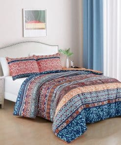 Juego de Comforter Chezmoi Collection Shore de 3 Piezas -