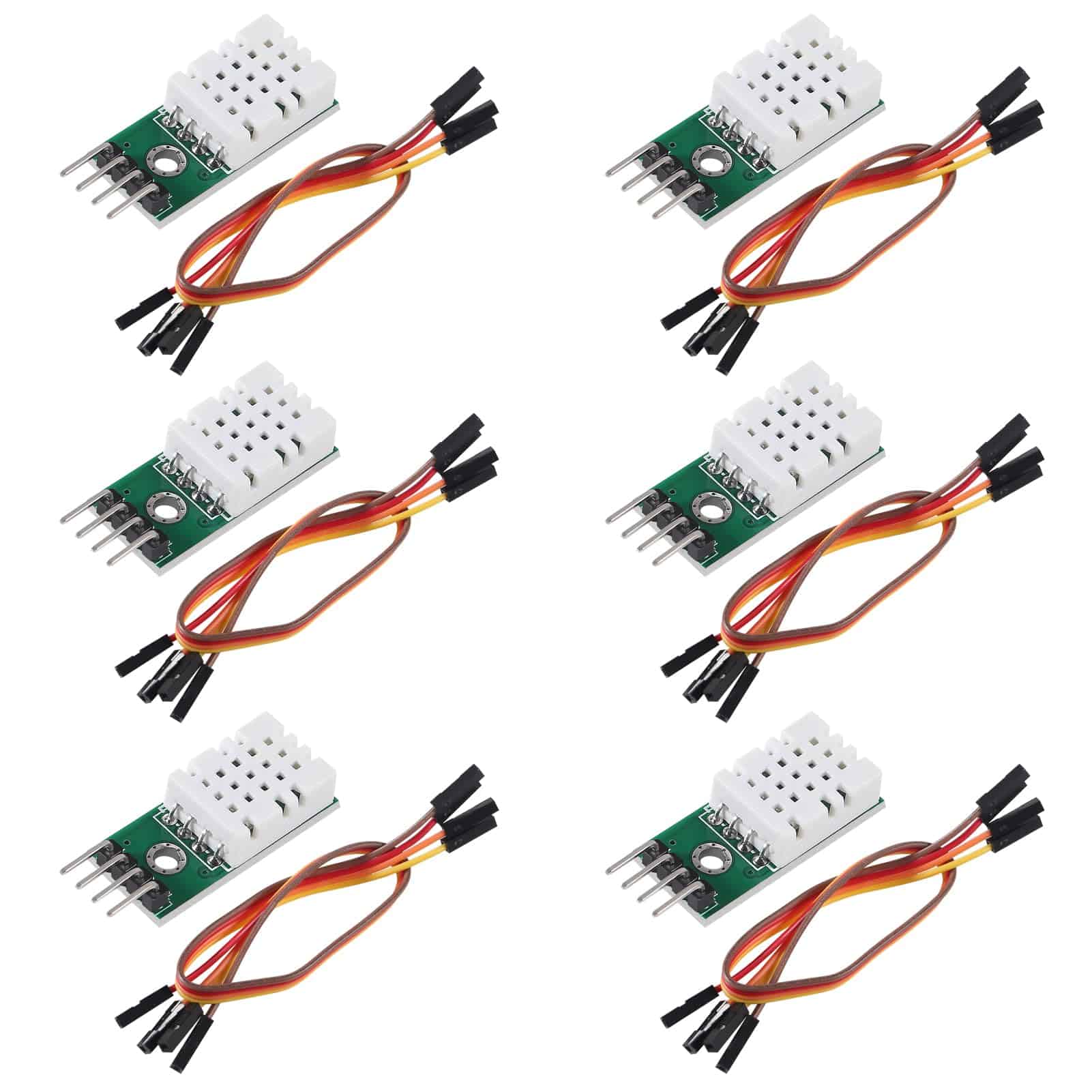 ACEIRMC 6pcs Sensor de Temperatura y Humedad Digital de