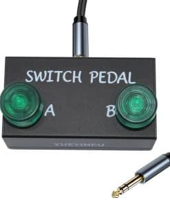 Pedal de Interruptor Dual Yueyinpu para Pedal de Efectos de
