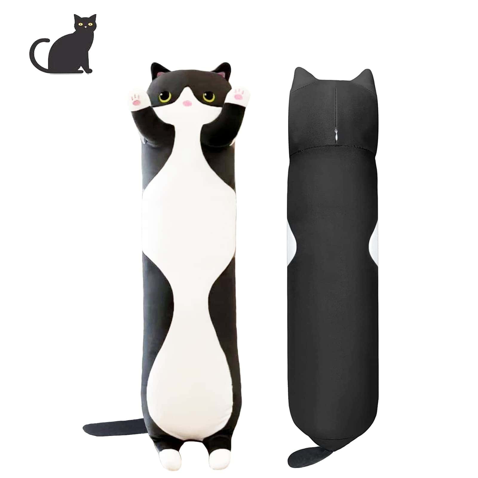 UCALMA Peluche de Gato Largo Cojín Peluche de Gato Lindo