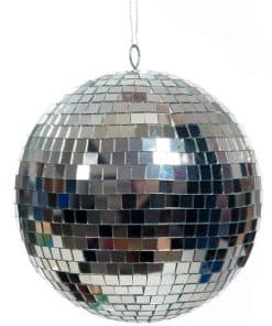 Bola de Espejo WEIKA, 30 cm, Gran Bola de Espejo Plateada