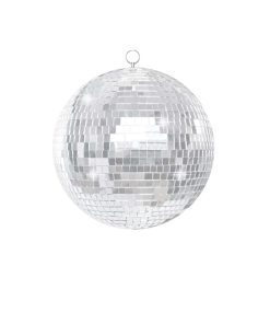 Bola de Discoteca WEIKA, bola de espejo plateada grande de