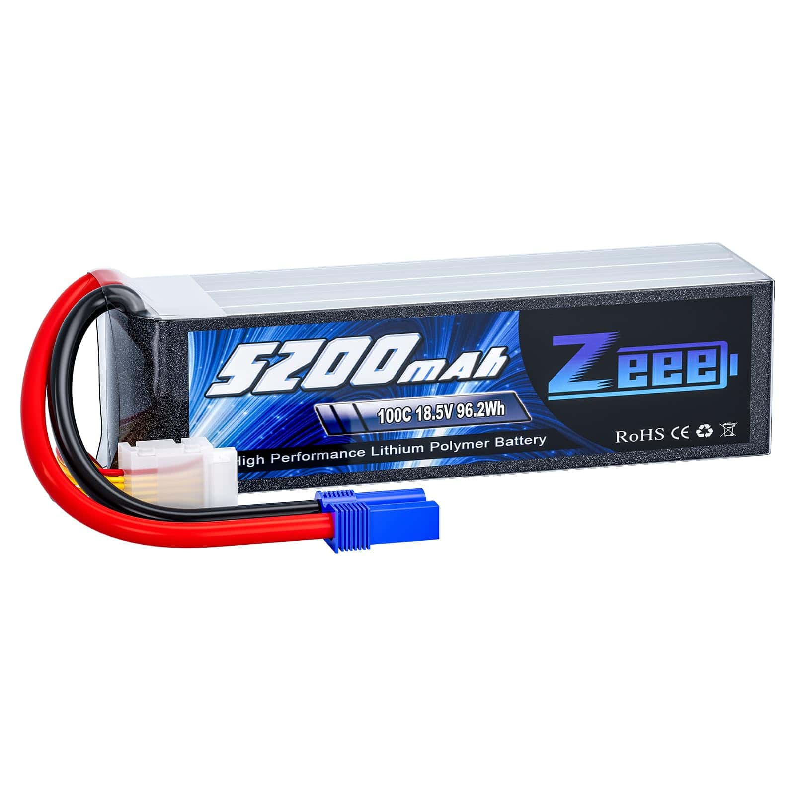 Batería de Lipo Zeee 5S 5200mAh 18.5V 100C Paquete Suave