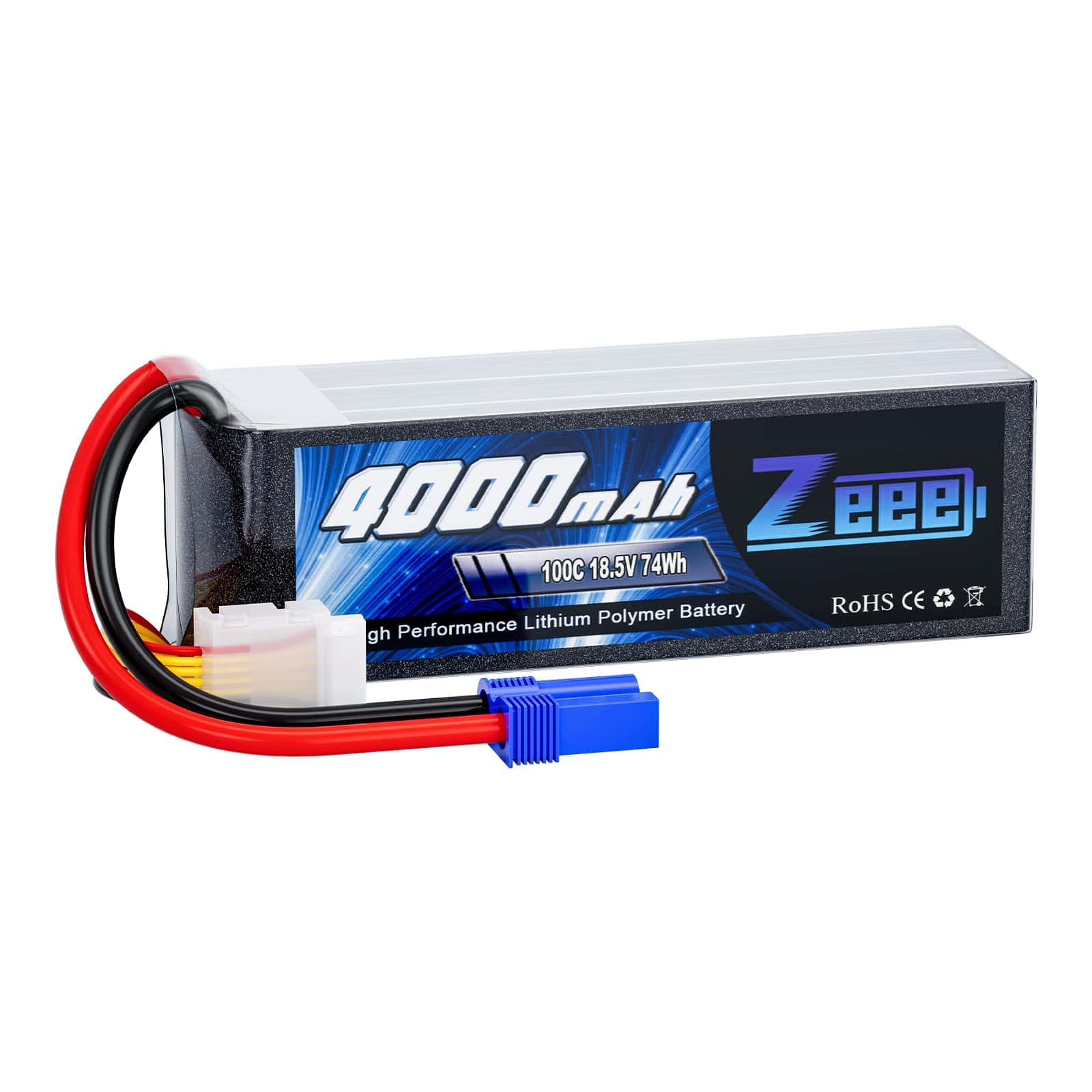 Batería Lipo Zeee 5S 4000mAh 18.5V 100C Pack de Gel con