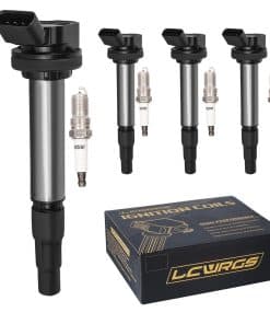 Conjunto de 4 bobinas de encendido UF596 y bujías de iridio