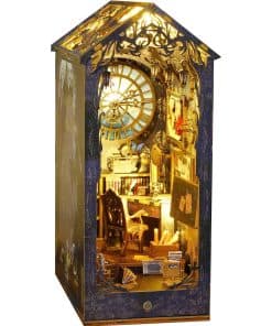 ROCOXIA Kit de Buhardilla de Libro DIY, Kit de Miniaturas