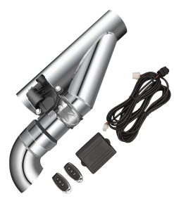 Peastorm Electric Exhaust Cutout 2.5 Pulgadas con Codo