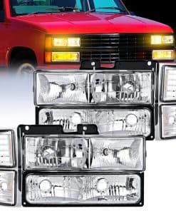 Conjunto de faros Nilight para 1994 1995 1996 1997 1998 GMC