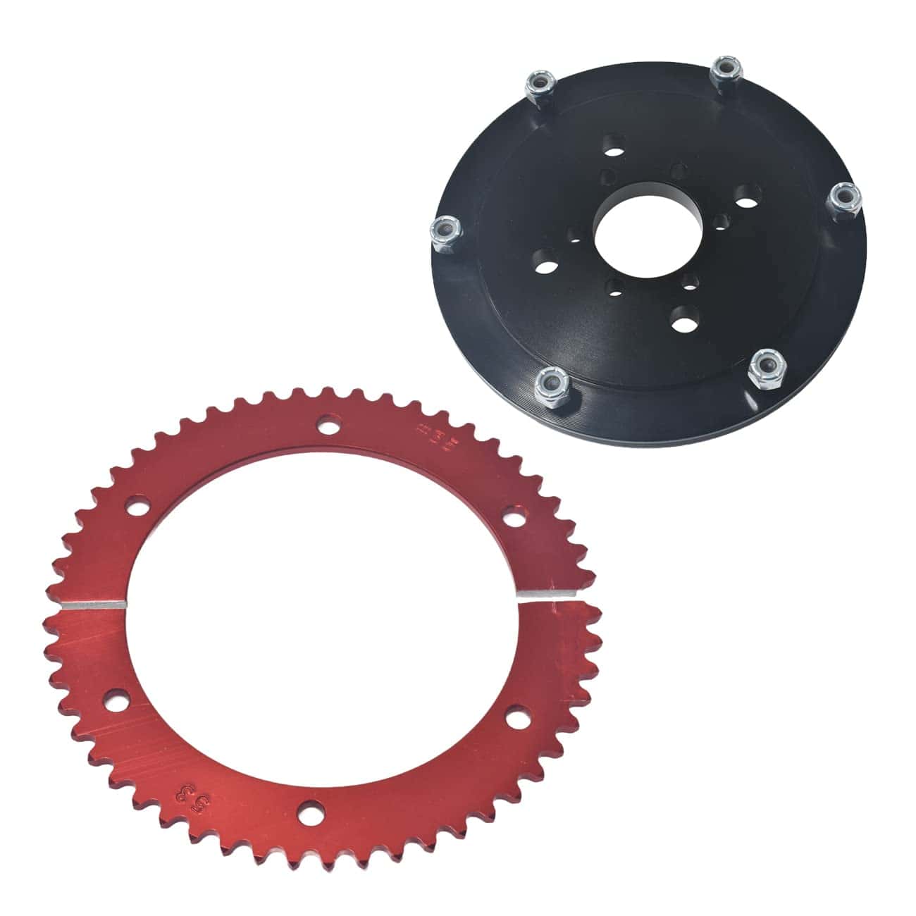 Adaptador de Piñón Dividido VCUJSUC 53T con Piñón para Mini