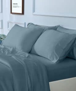 Juego de sábanas tamaño Queen GOKOTTA, 6 piezas, 100% Rayón