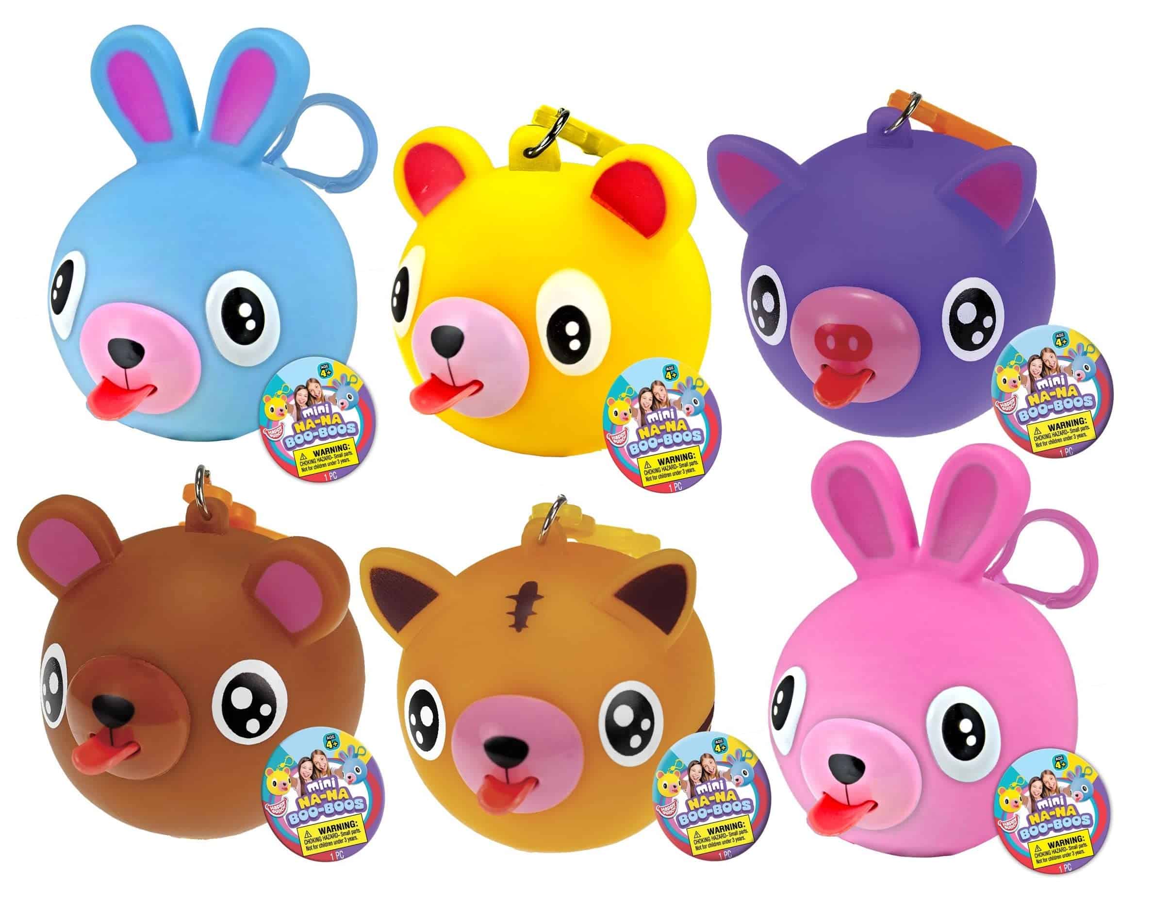 JA-RU Mini Na-Na Boo-Boos Pelota de Squeeze Animal para - Imagen 3