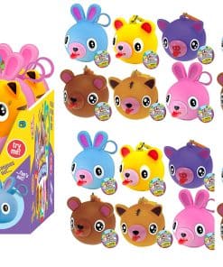 JA-RU Mini Na-Na Boo-Boos Pelota de Squeeze Animal para