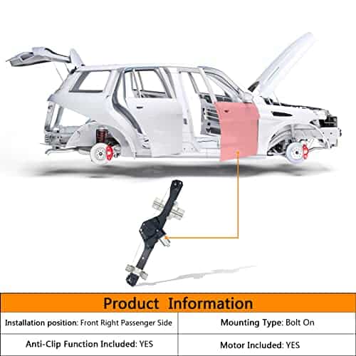 Regulador de ventana eléctrico con motor HXHAUTO compatible - Imagen 4