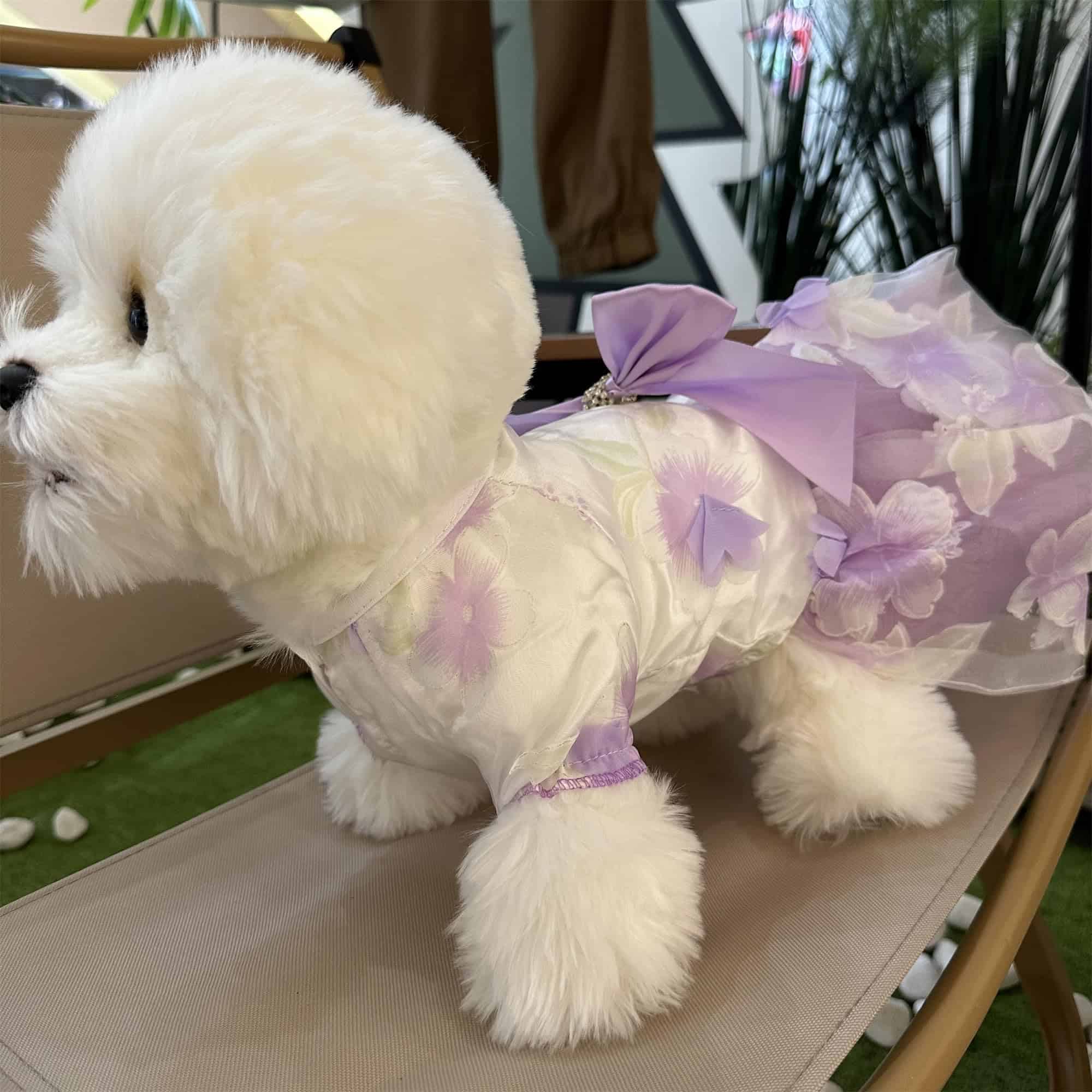 Vestido de Perrito Fespmor Puppy Fancy Flower para Perros - Imagen 4