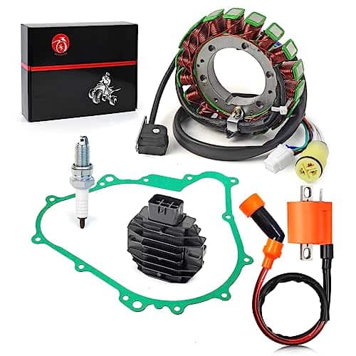 Kit de Estator + Rectificador + Bobina de Encendido + Relé