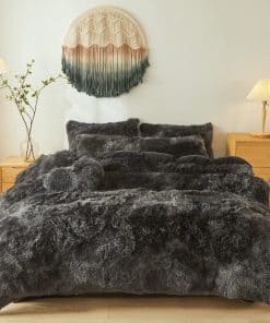 Set de Funda de Edredón Extrarrelle Color Tie Dye Black,