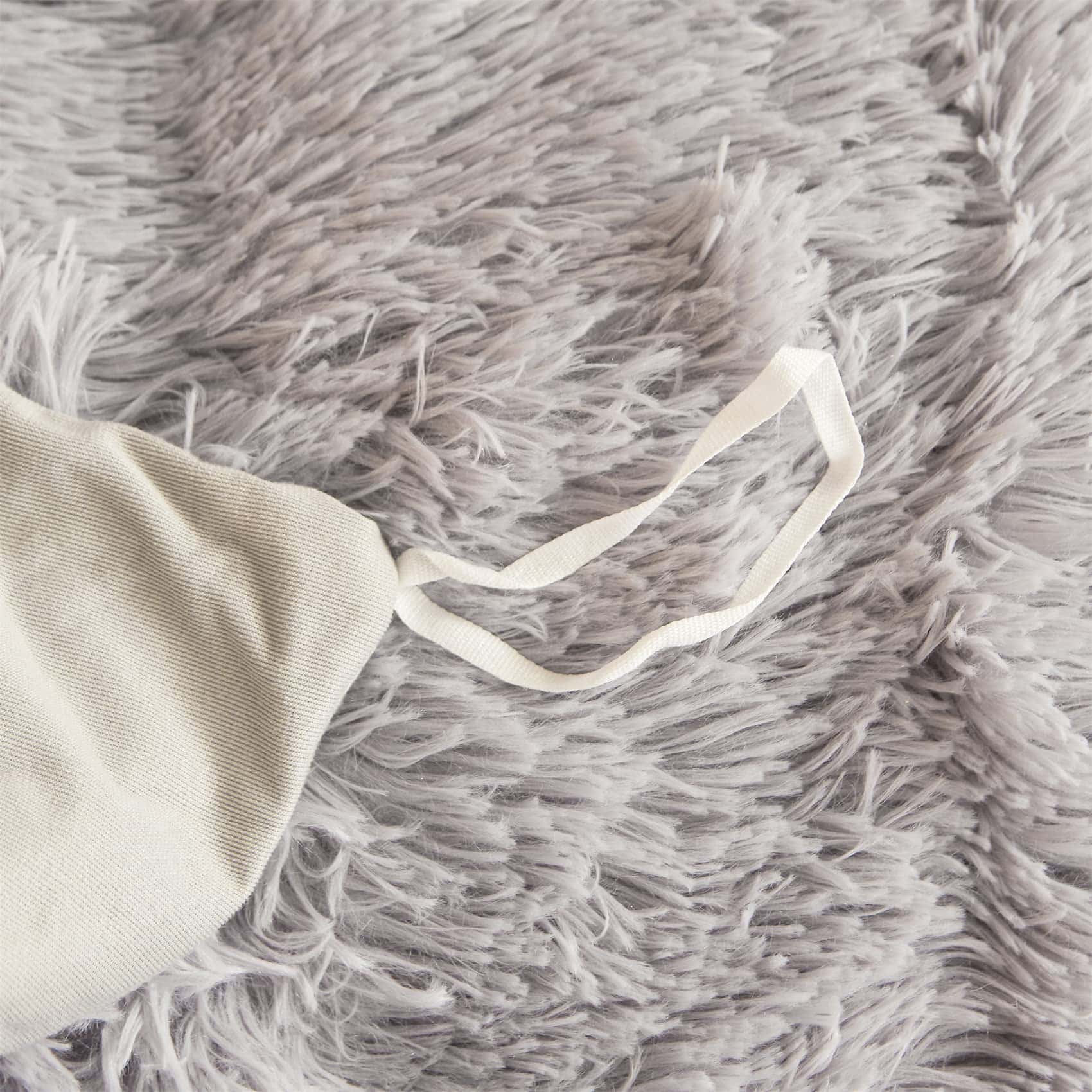 Juego de Funda de Edredón de Piel Sintética Gris, Juego de - Imagen 10