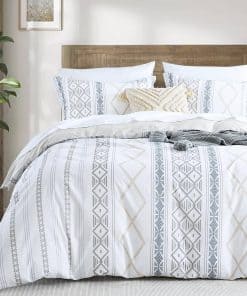 Juego de funda de edredón Boho DUOMING - Juego de funda de