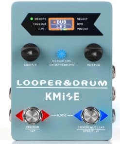 Loop Pedal & Drum Machine 2 en 1 KMISE, Pedal de Guitarra
