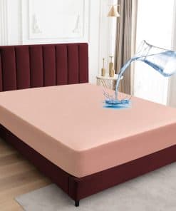 Protector de colchón Sufdari Cal King, -Rosa claro