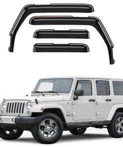 Viseras de Deflector de Ventana Lateral con Tinte Ahumado