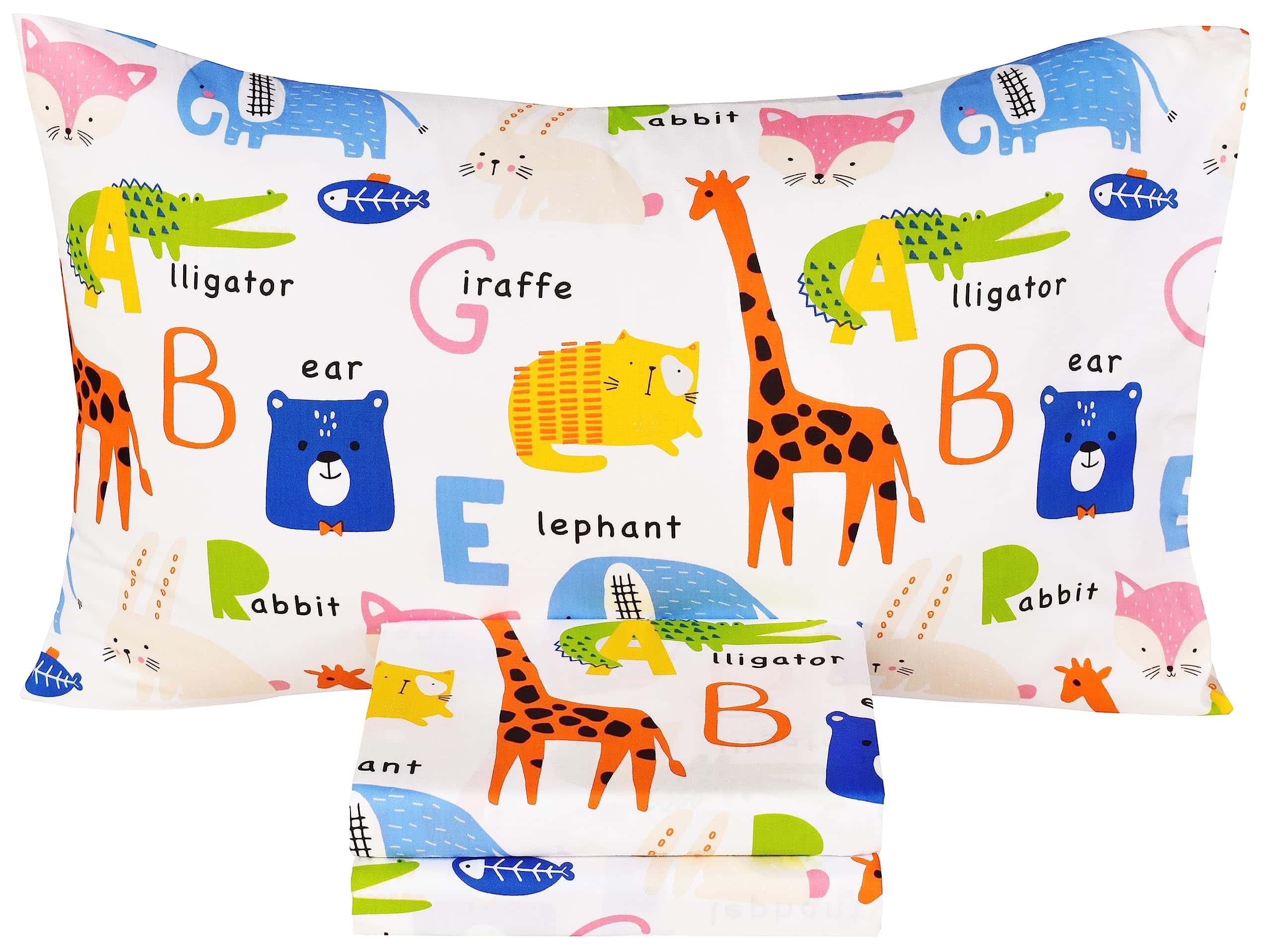 Conjunto de sábanas de cama para gemelos de conejo lindo,