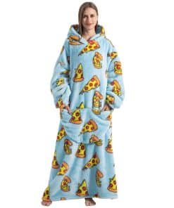 Manta con capucha extragrande y extra larga para mujer