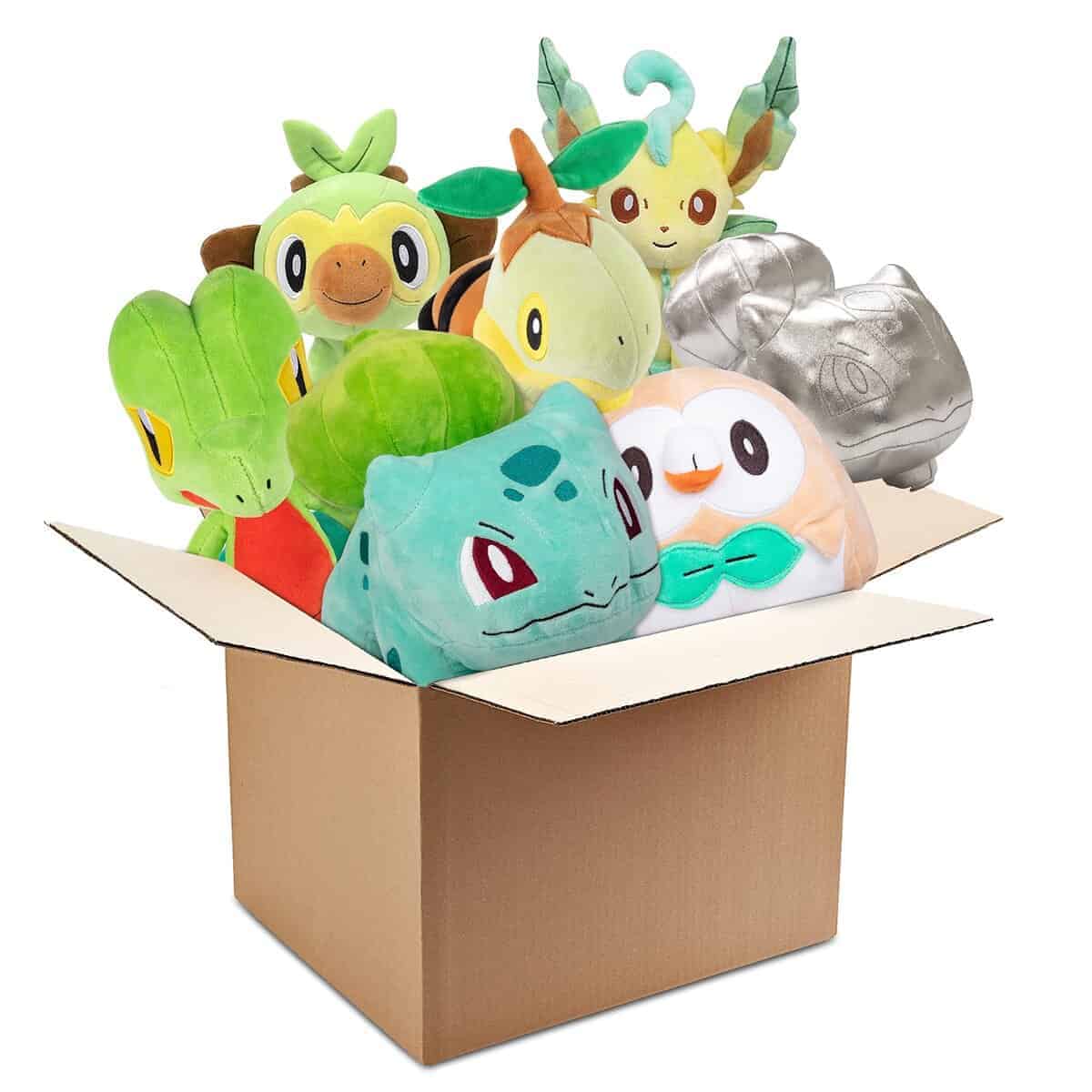 Pokemon Peluche Tipo Planta 8" Caja Sorpresa Surtido,